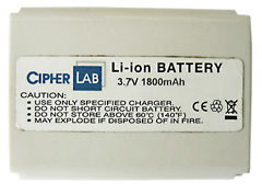 CipherLab 83хх LiION battery 1800mAH