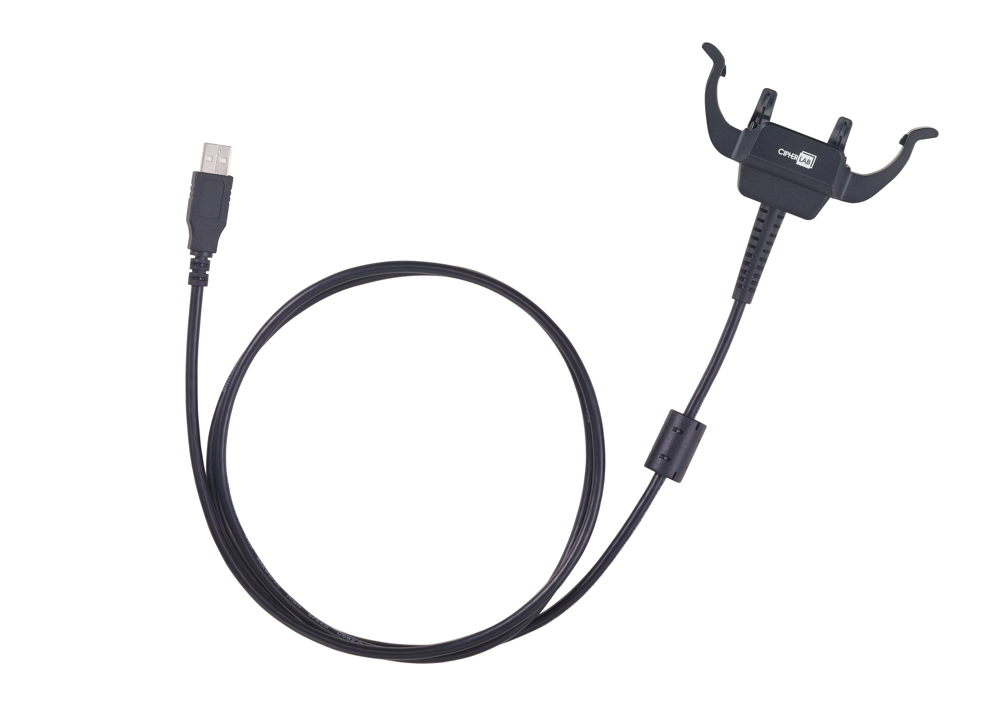 Зарядно-коммуникационный кабель USB с защелкой для терминала RS35