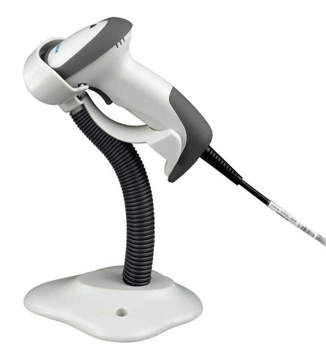 Mindeo MD 2230AT+ Voyager HD white scanner, USB, stand