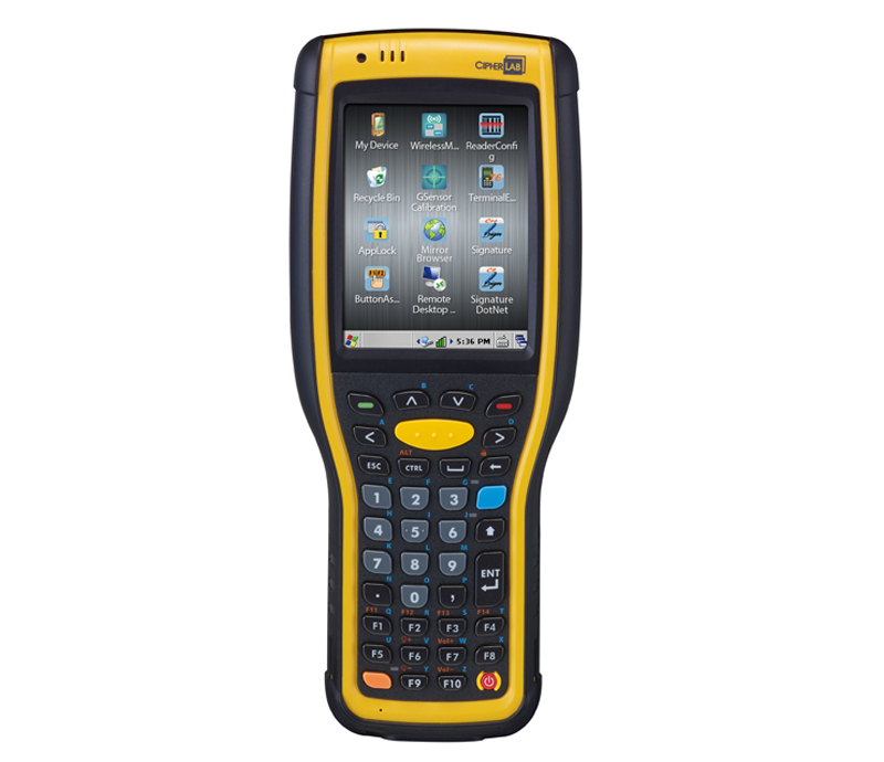 CipherLab 9730 Extra Long Range Laser,WCE 6.0,Wi-Fi,Bluetooth v2.1,38-key,QVGA, 5400 mAh